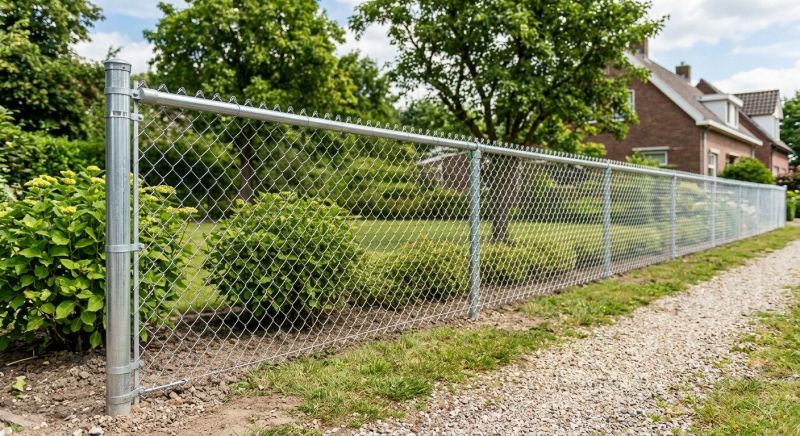 Galvanized Fence Installation in Roseville, CA