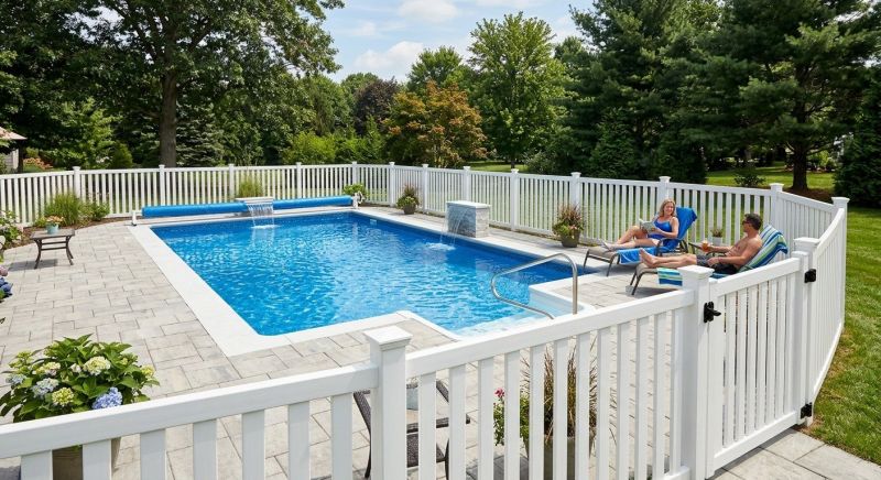 Vinyl Pool Fence Installation in St Louis, MO
