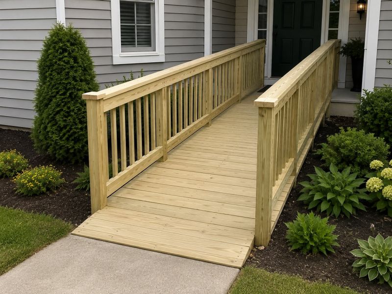 Accessible Ramp Installation in Wilmington, NC