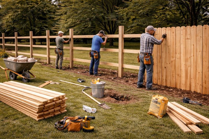 Board Fence Installation in South Houston, TX