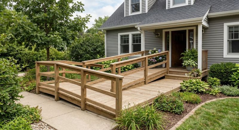 Handicap Ramp Replacement in Conroe, TX