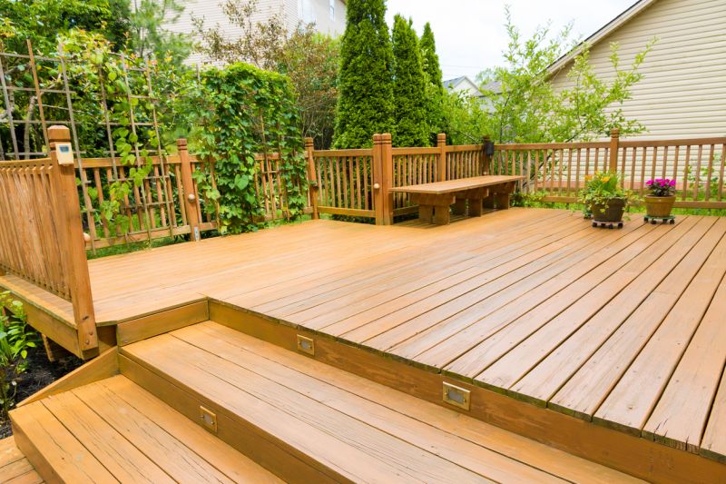 Redwood Deck Installation in Boston, MA