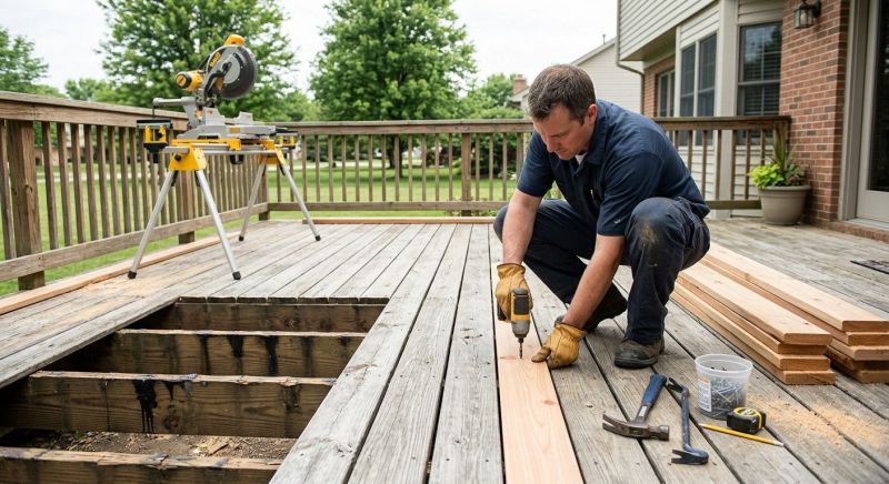 Redwood Deck Repair in Seattle, WA