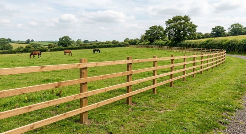 Stable Fencing Installation in Pearland, TX
