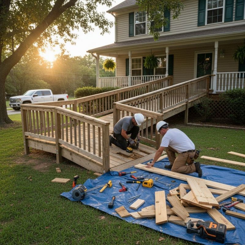 Wheelchair Ramp Construction in Kansas City, KS