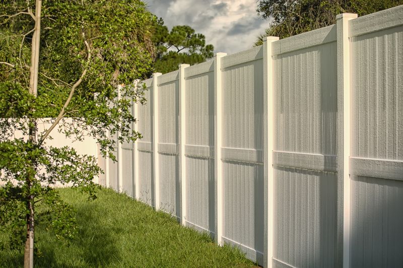 White Pvc Fence Installation in Wilmington, NC
