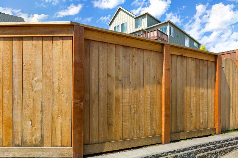 Wood Plank Fence Installation in Roseville, CA