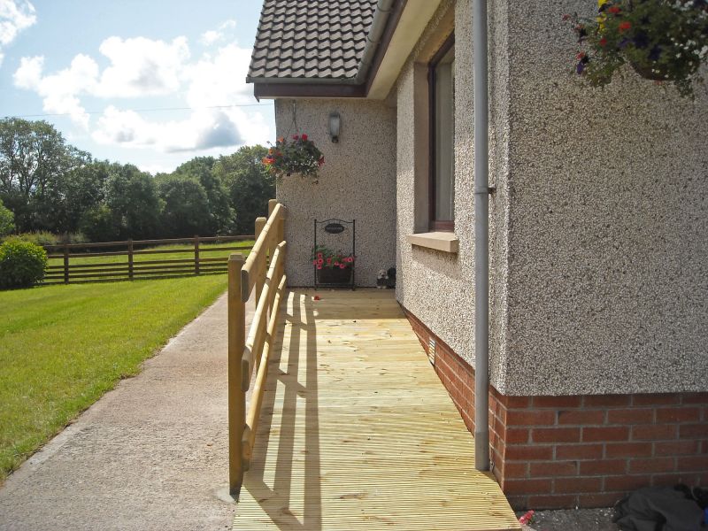 Wood Ramp Installation in Kansas City, KS
