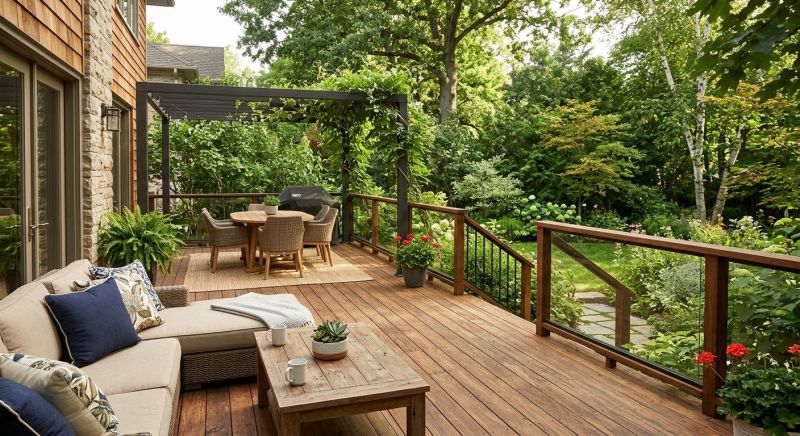 Wooden Veranda Construction in Redmond, WA